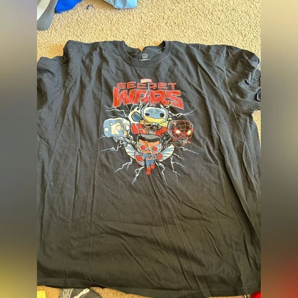 Marvel Secret Wars Funko Pop Tshirt